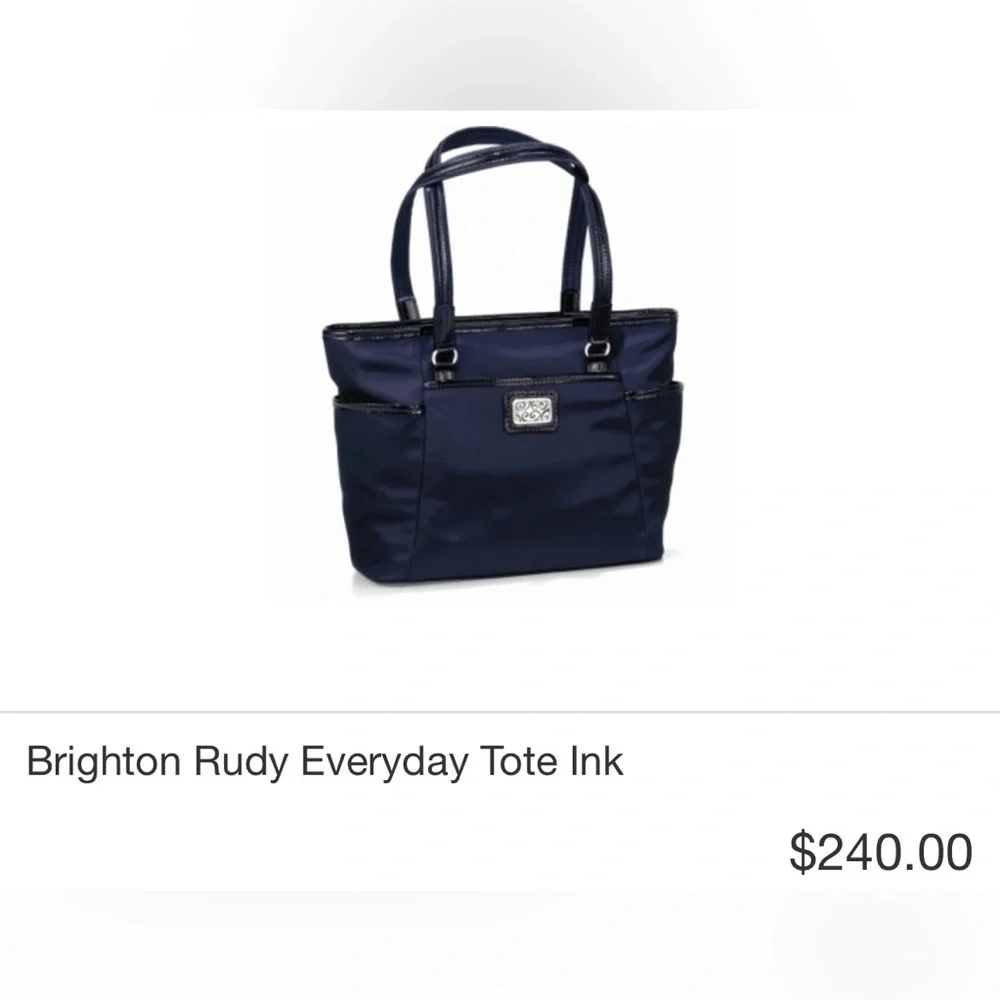 Brighton Rudy Everyday Tote Ink EUC